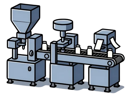 A digital HMI touchscreen interface displaying real-time flow diagrams for an industrial piping and valve automation system.